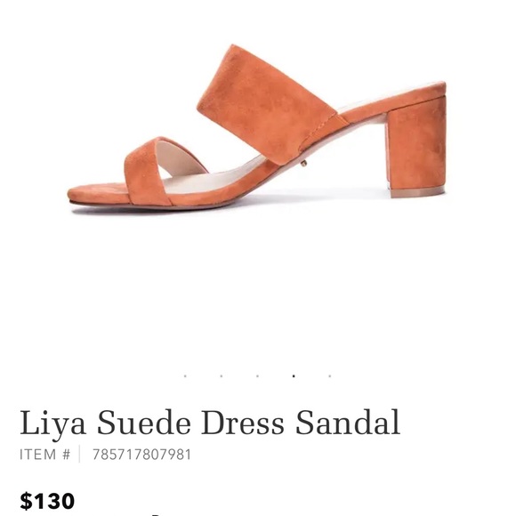 42Gold Libya Suede Dress Sandal, Size 7.5 - Picture 3 of 10